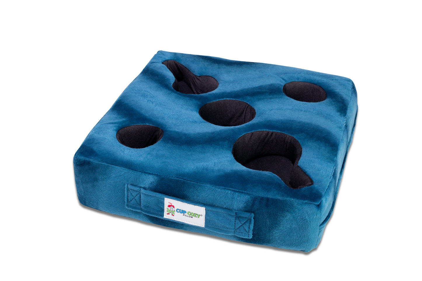 Cup Cozy Pillow 5 Hole Teal