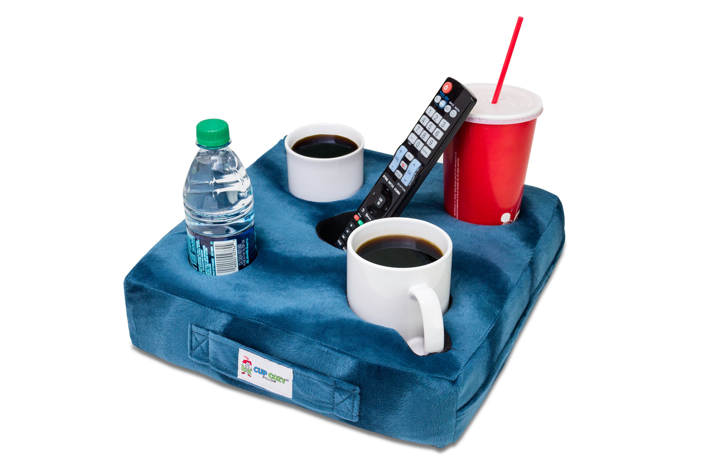 Cup Cozy Pillow 5 Hole Teal